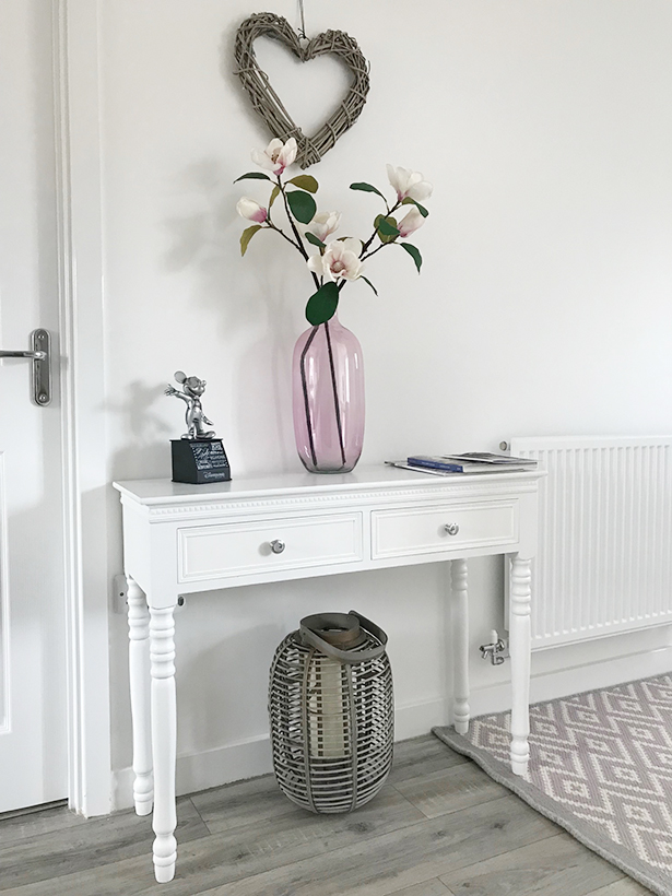 The White Lighthouse New England white console for hallway furniture