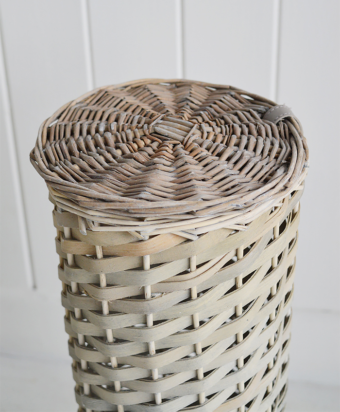 Boothbay grey toilet roll basket Bathroom Storage Furniture