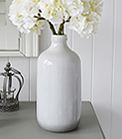 Grey glazed vase