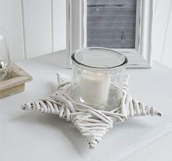 White star candle holders