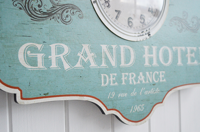 Vintage style french wall clock