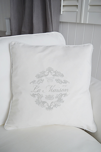 La Maison ivory french style cushion