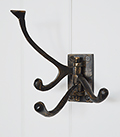 Coat rack for small hallway furniture from The White Lighthouse Hall Furniture in New England Country and Coastal Furniture