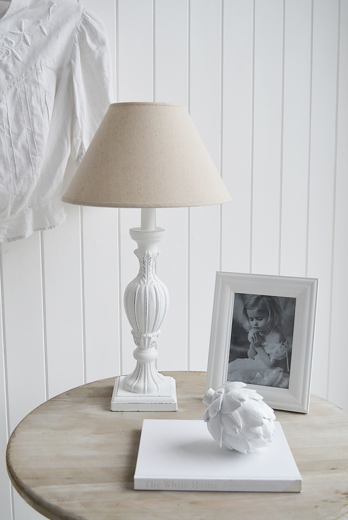 Boothbay White Table Lamp