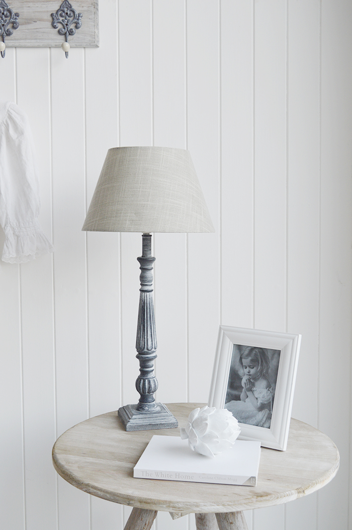 Brighten up darker corners with a table lamp