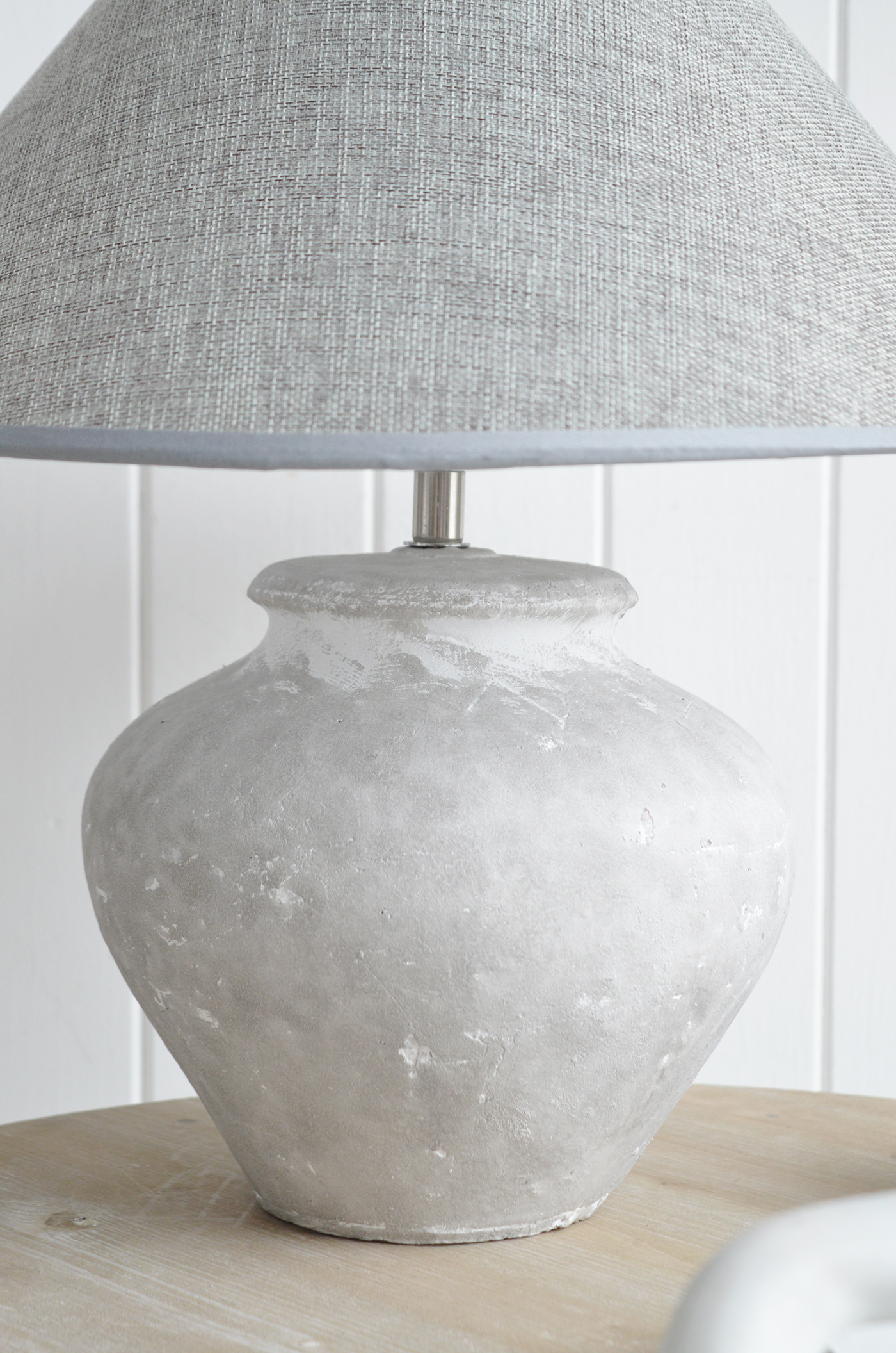Rockport stone grey lamp