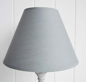 Classic grey bedside table lamp