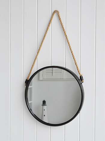 Porthole Mirror on a rope