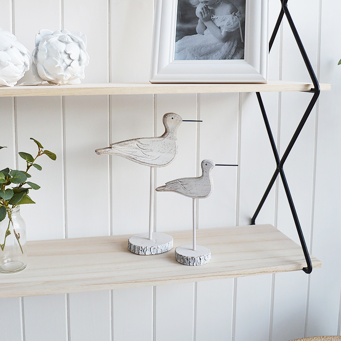 Sea Birds for coastal home decor interior accessories on a shelf