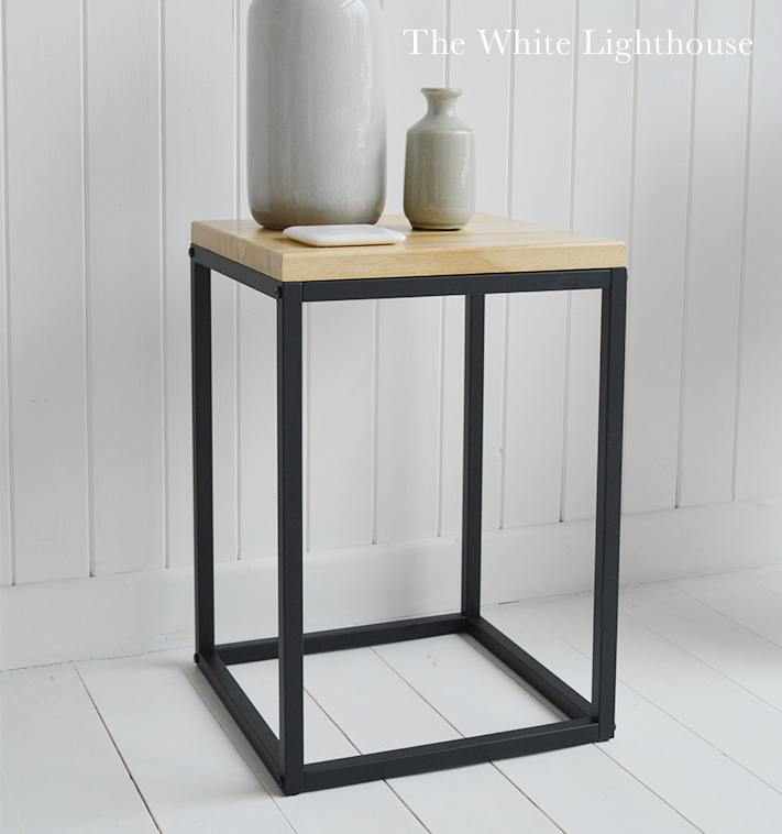 The Brooklyn side lamp table, furniture form The White Lighthouse