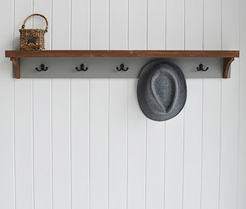 Brunswick Grey coat Rack Hall Furniture