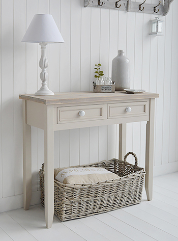 The White Lighthouse Furniture Grey Kittery Hallway Table