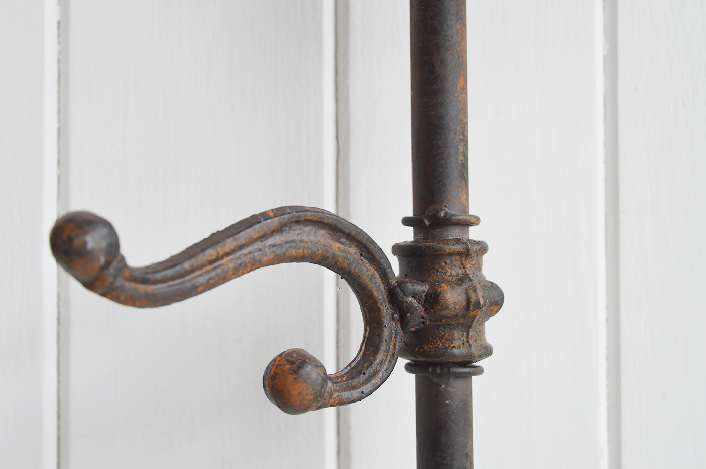 Portsmouth coat rack for small hall furniture storage - New England Coastal & Country Homes