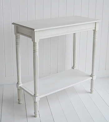 Colonial White Hallway - White COnsole TableFurniture