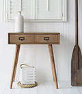 Henley console table for coastal, cottage, New England and cottage interiors