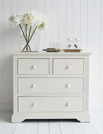 Rockport ivory chest of drawers