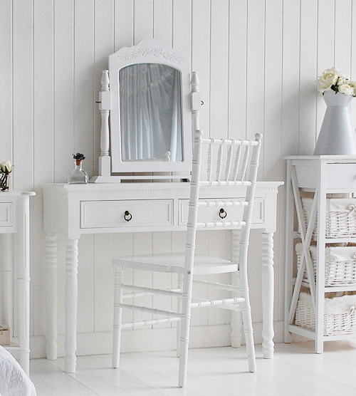 Dressing table with chair