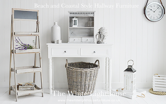 Hallway furniture for coastal homes by the sea