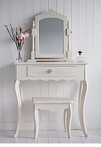 Peony Small Cream Dressing Table