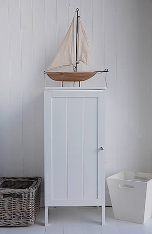 Bathroom on White Freestanding Bathroom Cabinet With Shelf From The White