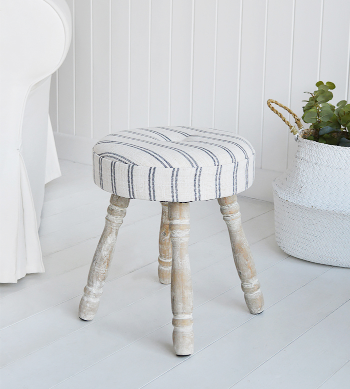 Long Island coastal styled stool