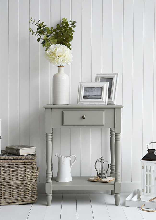 Charleston grey console table for hallway and living room furniture