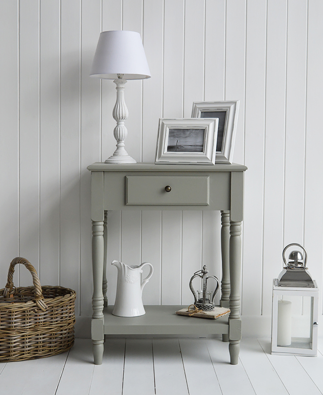 Charleston grey console table for hall furniture