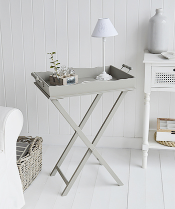 Charleston Grey Side Table - Grey living room furniture