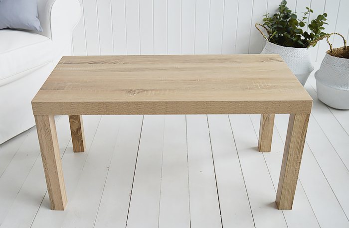 Woodstock Weathered Oak effect coffee table from The White Lighthouse Furniture
