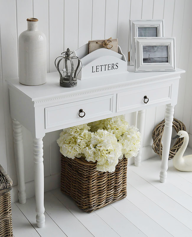 White Beach and coastal furniture for hallways and living rooms