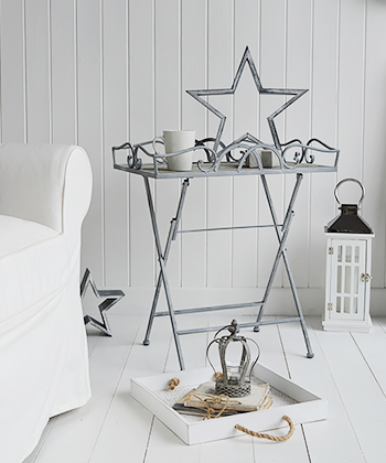 Grayswood folding grey table, perfect for entertaining , as a bedside table or lamp table