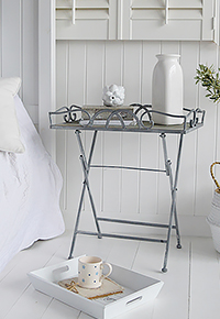Grayswood folding tray bedside table