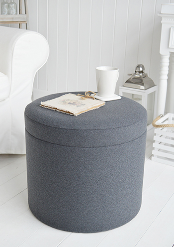See here for more information on the Grey Westhampton Foot stool and Coffee Table