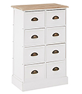 Connecticut white furniture.  Chest of drawers for living room, hallway and bedroom furniture