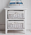 White storage unit