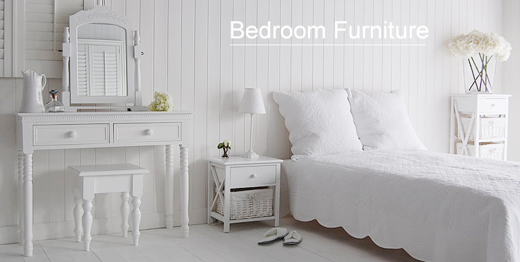 New England white bedroom furniture  from The White Lighthouse