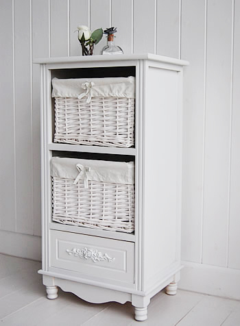 White storage for childrens bedroom furniture