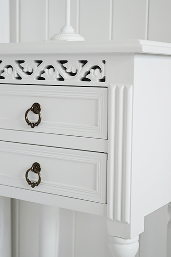 New England white bedroom furniture