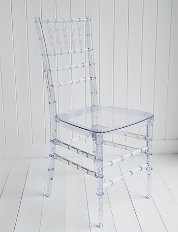 Clear dressing table chair for all bedroom styles and decor