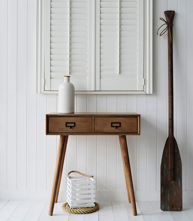 Scandinavian dressing table with drawers. Simple Scandi Chic