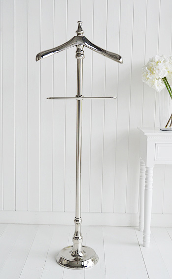 Kensington Silver clothes valet stand