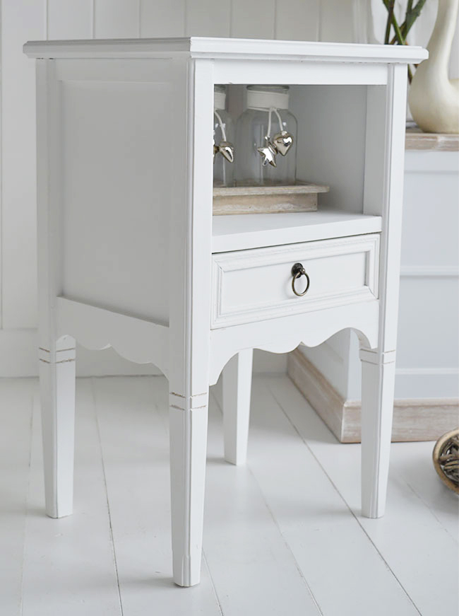 White living room furniture