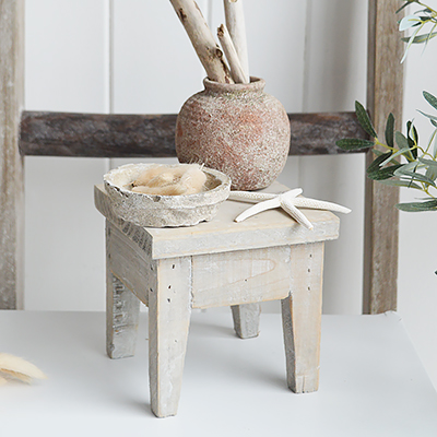 Pawtucket Little stool -  New England, Modern Farmhouse and Country furniture and interiors