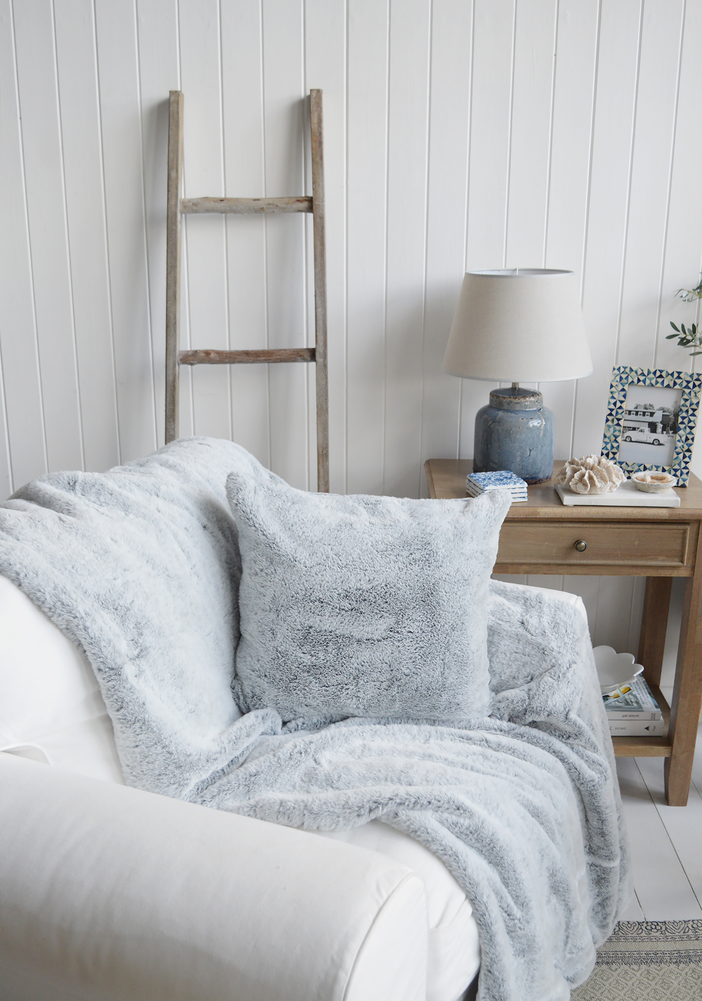 Texture and cosy in this living room