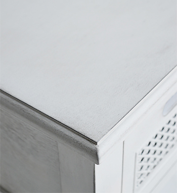 White furniture for the bedroom and living room