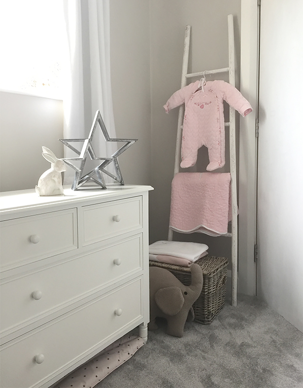 White Furniture in a nursery decor