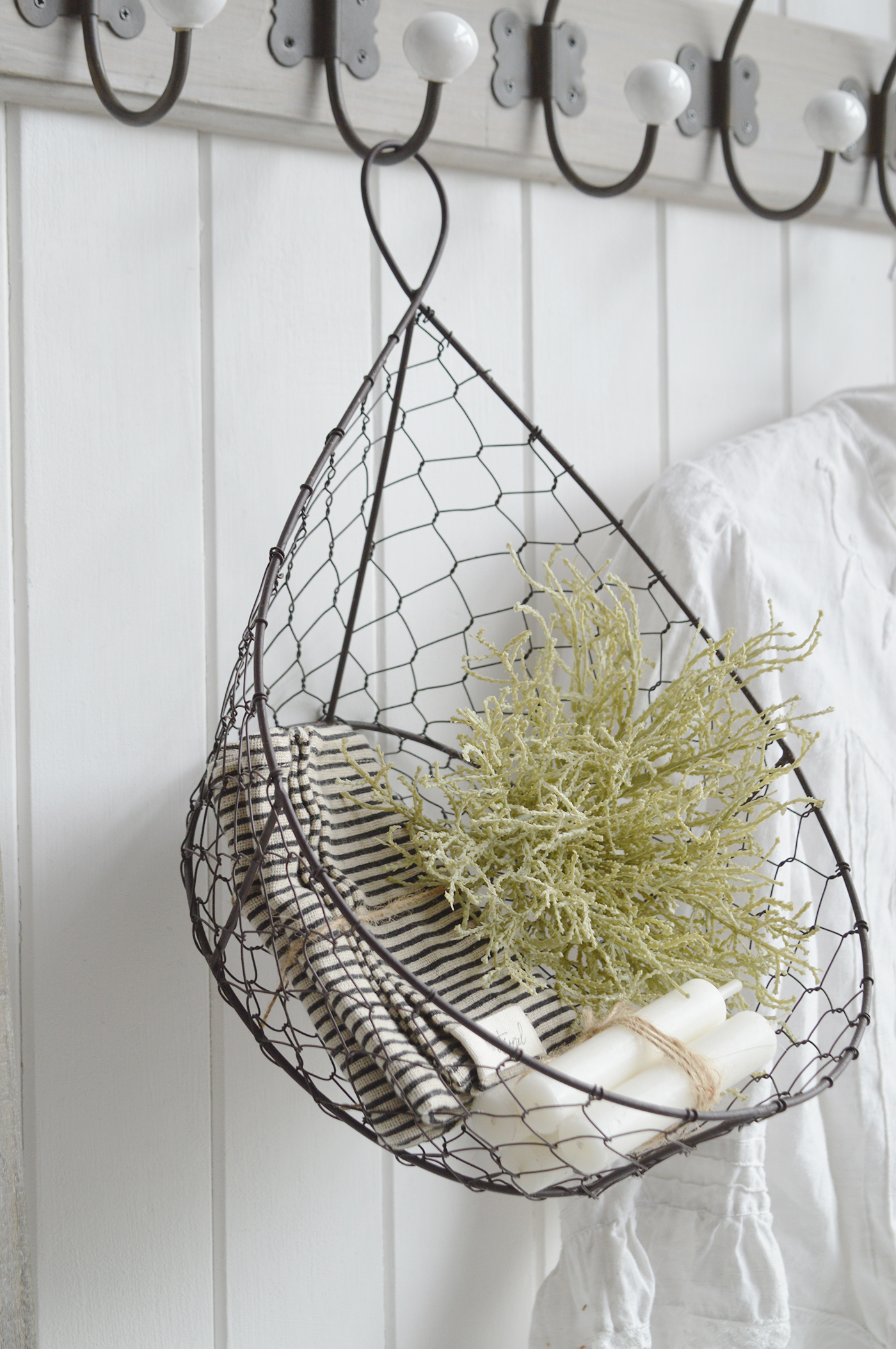 Weston Wire Baskets -  New England, Modern Farmhouse and Country furniture and interiors