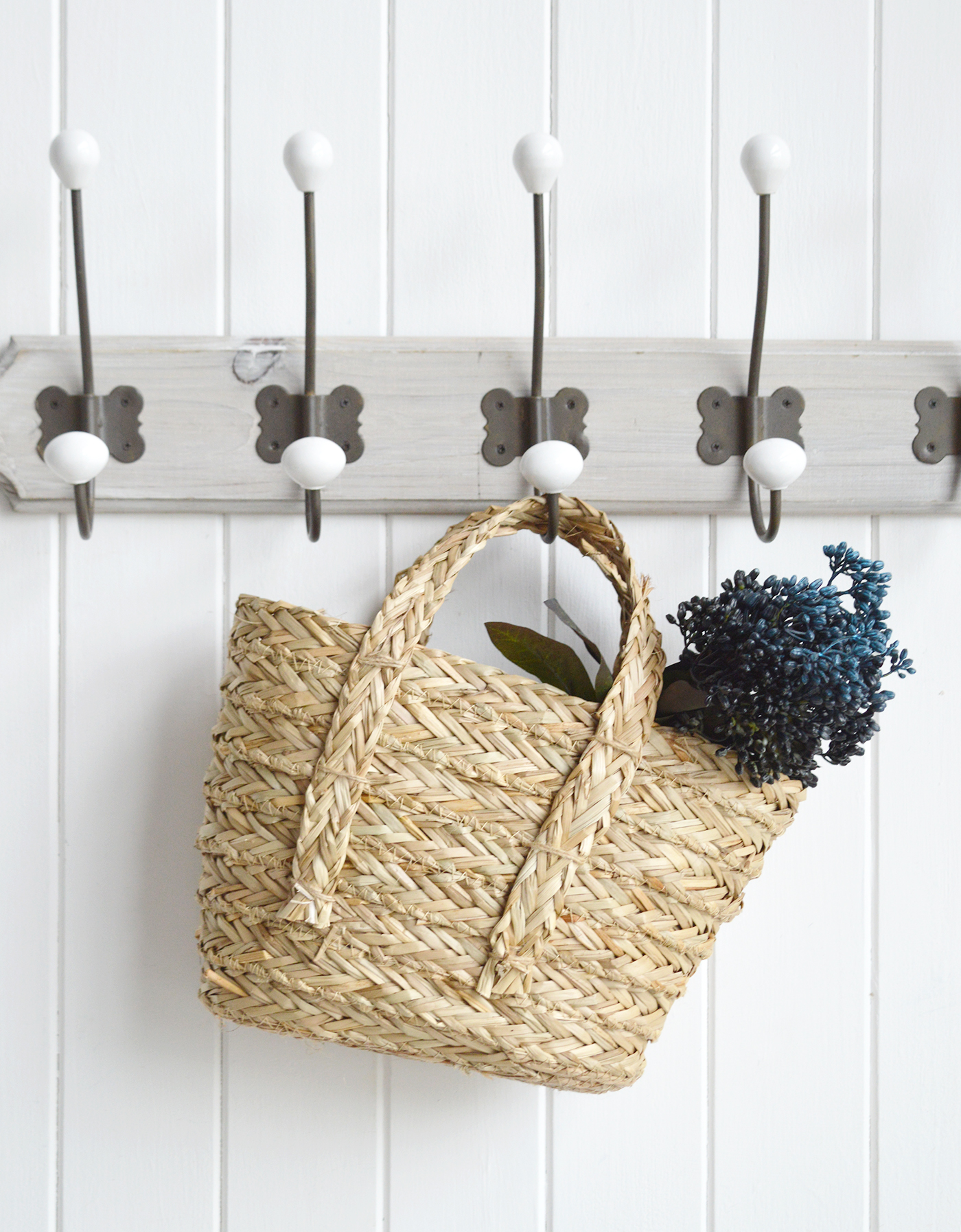 Freeport Baskets with Handles - New England Modern Farmhouse, Country and Coastal Furniture and Interiors