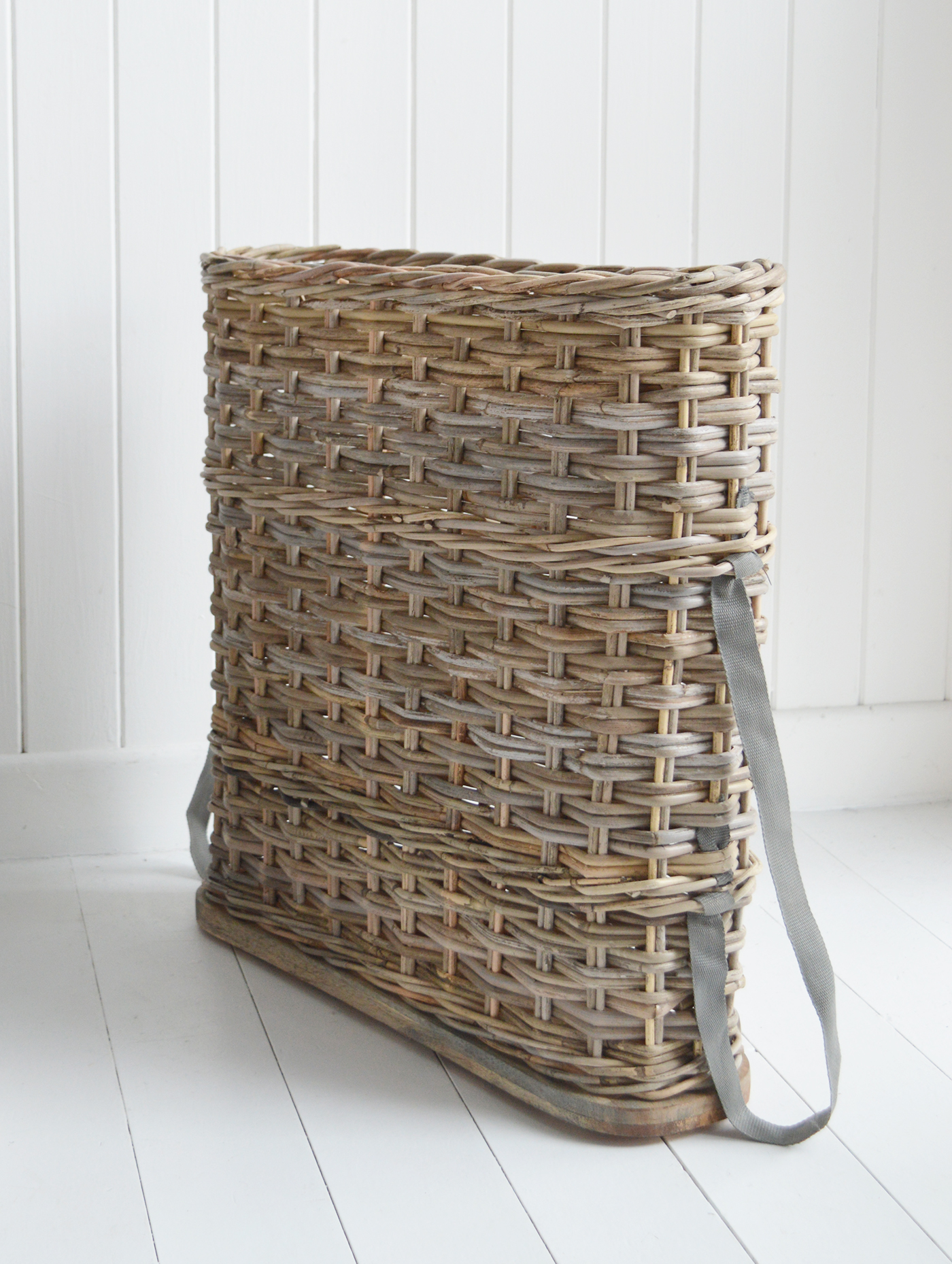 Casco Bay Grey willow umbrella stand - New England Modern Farmhouse , Country and Coastal Furniture