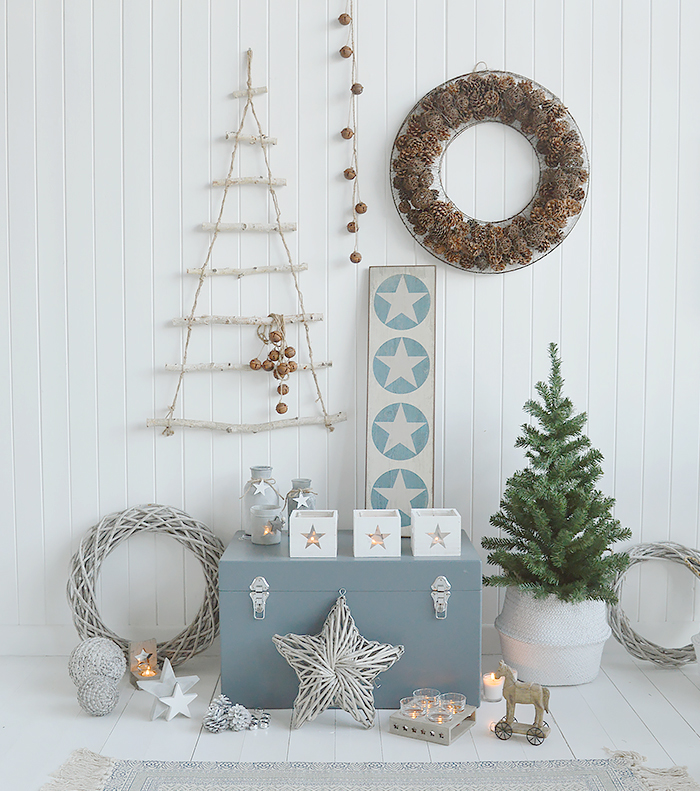 Christmas Decorations and Home Decor. New England home The White